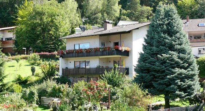 Ferienwohnung Haus Dorfblick Dörrenbach Exterior foto